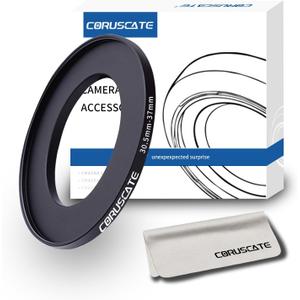 95mm to 82mm Camera Filter Adapter Ring, 95mm-82mm Lens Adapter Metal Filter Rings Compatible with All 95mm Size Lenses and 82mm Thread Size Camera Accessory+1pcs Lens Cleaning Cloth