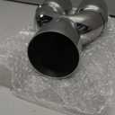 Dual Exhaust Tip 3 Inch Inlet 3" outlet 9.5" Long Tail Pipe Double Wall Polished Stainless Steel Exhaust Tip, Car Tailpipe