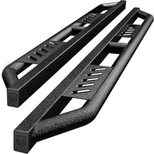 Tyger Auto Trax Side Steps Compatible with 2024-2026 Toyota Tacoma (Fits Hybrid) | Double Cab | TG-TX7T29678 | Textured Black Rail Running Board