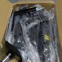 WALI Dual Monitor Stand for 13-32 inch Computer Screens, Dual Monitor Arms for 2 Monitors Holds up to 22 lbs, Height Adjustable Gas Spring Dual Monitors Mount, VESA 75x75/100x100mm (GSMP002N), Black