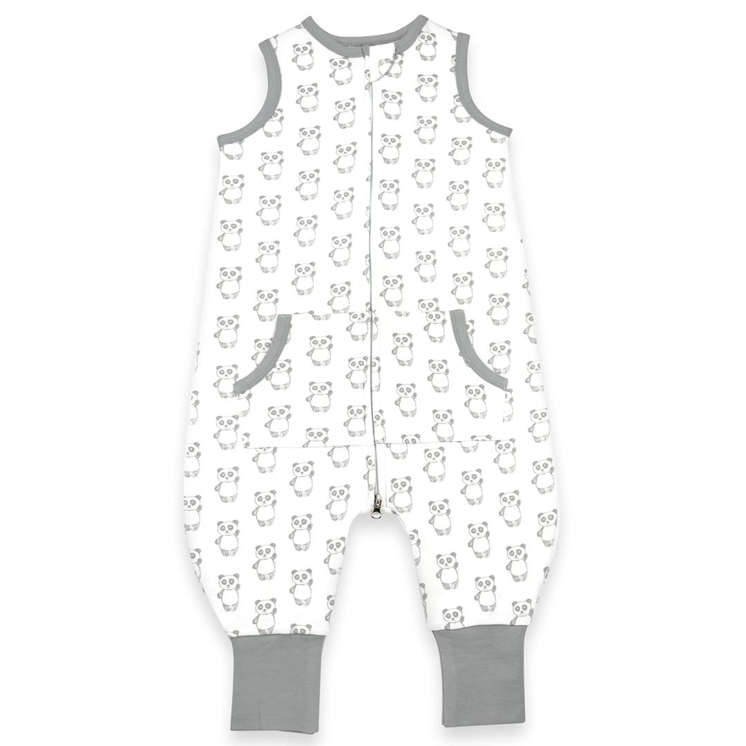 Toddler Sleep Sacks for 2t-3t, 1 Pack Baby Wearable Blanket with Feet, Sleeveless Breathable Sleep Sacks for Baby Boys and Girls (Bears)