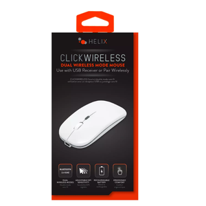 Helix Dual Wireless Mode Mouse - White