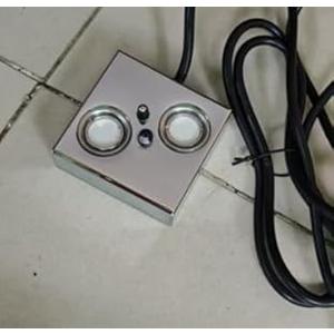 Ultrasonic Mist Maker, Halloween Mist Maker 2 Atomizer Heads Provide Greater Mist Volume for Water Fountain Pond Halloween Party and Rockery Fish Tank Vase Birdbath Deco