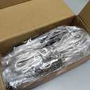 JMEXSUSS 33ft 100 LED White Christmas Lights, 8 Modes Connectable Clear Wire Twinkle Fairy String Lights Indoor, Plug-in Christmas String Lights Outdoor Waterproof for Christmas Wedding Party Tree