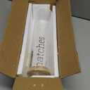 Acrylic 11 inch Long Matches Holder with Lid Sticker Farmhouse Match Holder for Fireplace Farmhouse Decor (No Include Matches)