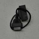 MOTOKU Replacement for Ford 7 pin OBD1 to OBD2 Adapter Code Reader Scanner Check Engine Repair Diagnostic Tool Cable Connector