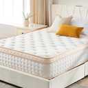 10 Inch Full Mattress, Medium Firm Hybrid Mattress with Gel Memory Foam & Pocketed Coils, CertiPUR-US Certified, Pressure Relief, Motion Isolation, 100-Night Trial, 80 x 60" x 10"