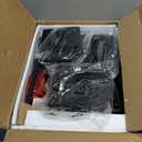 LOAKEKEL Narrow End Table Living Room with Charging Station, Skinny Side Table with Fabric Drawers, Slim LED Nightstand for Bedroom, Small Spaces, Couch, Black, HETNDP03LBK-1