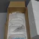 Mkono Wall Hanging Planter Propagation Station Glass Flower Vase for Hydroponics Plants, Bathroom, Home Office Living Room Decor Gift, Oblate Set of 4