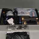 UKLISS Hair Dryer Brush 7 in 1110000 RPM Hair Dryer with Diffuser for Curly & Twisted Hair Professional Ionic Brush Blow Dryer for Salon-Quality Styling (Blue Gold)