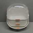 Makeup Organizer Skincare Organizers - Cosmetic Display Cases with Transparent Cover, SkinCare Organizers for Bathroom Countertop, Bedroom Vanity Desk, Lipstick Organizer, White Upgarde