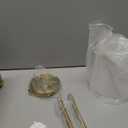 PAIHOME Gold Wall Sconces Set of Two, Wireless Battery Operated Wall Sconces with 5000mAh Dimmable 15 Colors Bulb and Remote, Rechargeable Wall Sconce for Bedroom Living Room Bathroom Hallway