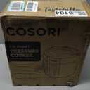 COSORI Pressure Cooker 6QT, Stainless Steel, 9-in-1 Multi Cooker, 12 Safety Features, Ceramic Inner Pot, Rice, Slow Cook, Sous Vide, Saute, 1100W