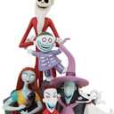 Enesco Disney Showcase The Nightmare Before Christmas Character Pyramid Figurine, 9 Inch, Multicolor