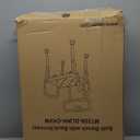 Vaunn Medical Deluxe Spa Shower Chair with Arms and Back, Bath Seat for Seniors, 350 lbs Max Weight, White With Light Gray Arms