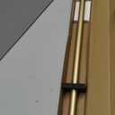 Snug Set | Ultra Strong Secure Hold Tension | Gold Window Curtain Rod | Easy Mount | 2" Silicone Never Slip Pads | Durable Steel Construction | 7/8" Diameter