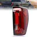 LED Tail Light Assembly Compatible with 2019-2024 GMC Sierra 1500/2500HD/3500HD,Right Passenger Side Taillights Rear Lamp with Signature Brake Light Replace# 84565922 GM2801310