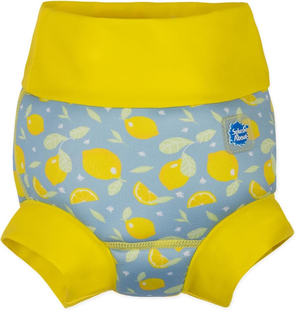 Splash About Happy Nappy Swim Diaper, Lemons, 2-3 Years