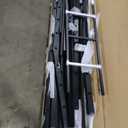 Bellemave Triple Bunk Bed for Kids, Detachable Twin Over Twin Over Twin Metal Bunk Bed with Guardrails, Ladder & Storage, Converts to 3 Separate Twin Beds, Easy to Assemble (3 Bunk Beds for Kids) (Black)