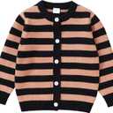 Infant Toddler Baby Girl Oversized Sweater Long Sleeve Sweaters Fall Winter Tops Clothes (5-6 Years, 03-brown)