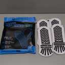 Lux Dual Grip Socks - Soccer Grip Socks for Men and Women. GripArray Performance & Comfort (Large, White (2 Packs))