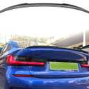 Rear Trunk Spoiler Compatible with BMW 3 Series G20 G28 M3 Style Rear Trunk Lip Tail Lid Spoiler Wing Carbon Look