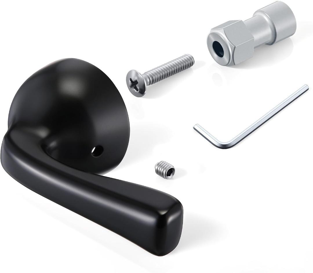 Metal Lever Handle Kit, Compatible with Delta RP74148, Compatible with Delta Foundation Series Single Handle Tub/Shower Faucets(Matte Black)