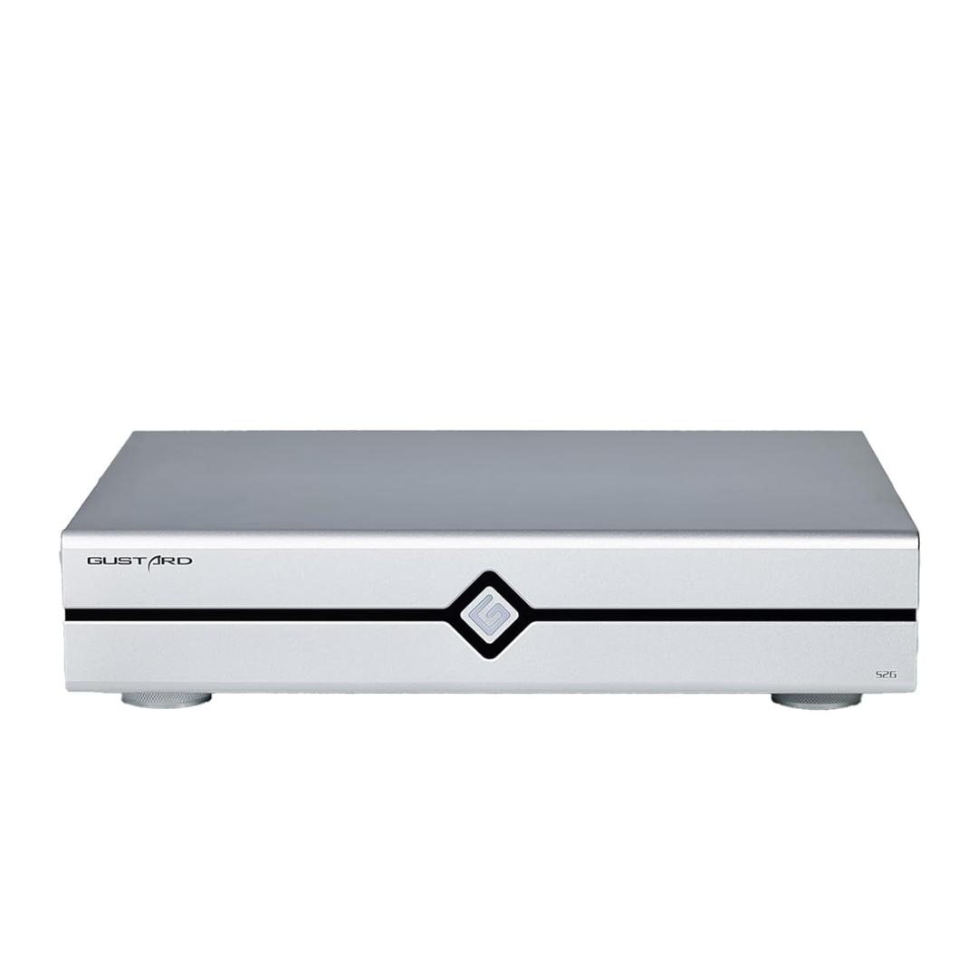 Gustard S26 Music Server, Digital Audio USB Audio Interfaces GCLK-02 Clock Module Network 10MHz Clock, Ultra-Low Latency Audio Processing System CelPlayer Roon Core UPnP Server, Silver