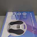 EMS Foot Stimulator, Rechargeable EMS Foot Massager for Neuropathy, TENS & EMS Foot Circulation Stimulator for Pain Relief/Circulation/Plantar Fasciitis, 1.5KG Thin Remote Electrical Muscle Stimulator (Gray)