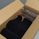 Kids Velvet, Non-Slip Clothes Hangers for Infant and Toddler, 11.6 in (for baby clothes), Pack of 50, Black