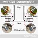 Carbon Steel Flange 5 Inch,Slip On,Flat Welding Flange With Neck,Forged,Raised Face,Class 150,Pipe Fittings For Connecting