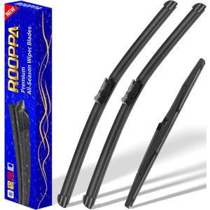 3 wipers Replacement for 2016-2021 Lexus RX350/2016-2022 Lexus RX450h, Windshield Wiper Blades Original Equipment Replacement - 26"/20"/16" (Set of 3) Top Lock