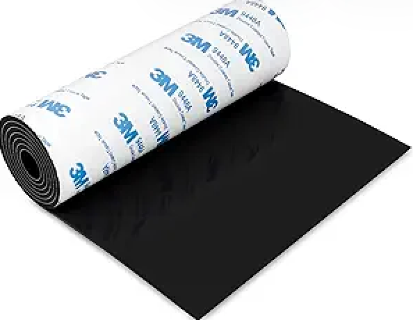 Silicone Furniture Pads, 5" x 40" Non Slip Furniture Pads Anti Skid Pads Non Slip Self Adhesive Cuttable Silicone Tape Strip Roll for Protecting Hardwood Floors Chair Wall Protector - White