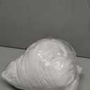 White Tablecloth Rectangle Tables 6FT, Polyester Wrinkle Free Stretch Table Skirt for Rectangle Tables 6ft Pleated Ruffle Fitted Table Cover with Skirt for Weddings Birthday Banquet Baby Shower (72" x 30" (Rectangular))