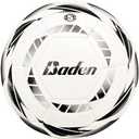 Baden Z-Series Size 3 Cushioned TPU Leather Soccer Ball, Black/White