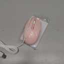 seenda Wired Mouse - USB Computer Mice Wired with RGB Backlit Optical LED Mouse with Attached USB Cord for Laptops Notebooks Chromebook - Pink