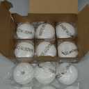 Axiom White Floating Candles for centerpieces - 4 Hours Burning Time Dripless 2 inch Floating Candles - Natural Hand Rolled Wax Candles for Valentine's Day,Parties, Celebration (6 Pack)