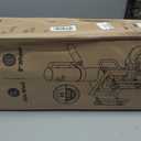 8" Spoke Wheel Trailer Jack, 10" Vertical Movement, 1500 lbs, for RV, Boat, Trailer and More, Black