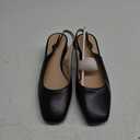 DREAM PAIRS Women's Low Chunky Heels Slingback Square Toe Block Dress Shoes Closed Toe Comfortable Wedding Work Pumps 9