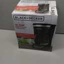 BLACK+DECKER 12-Cup Digital Coffee Maker, Programmable, Washable Basket Filter, Sneak-A-Cup, Auto Brew, Water Window, Keep Hot Plate, Black