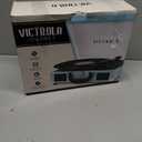 Victrola Journey Bluetooth Portable Suitcase Record Player with Built-in Speakers, 3 Speed Vinyl Record Player, RCA Out, Headphone Jack (Turquoise)