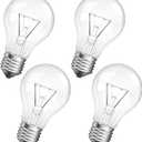 Hoimuv 100 Watt Incandescent Light Bulbs, A19 100 WATT Incandescent Bulb Shatter Resistant Rough Service Light Bulb 100 WATTS A19 Shape