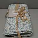 DAUAOTO Twin XL 68"X92" Duvet Cover Set, Cotton Printed Bedding for Twin Extra Long Bed, Ditsy Floral Pattern Blue