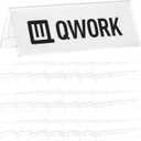 QWORK Clear Acrylic Name Plate Holders for Desk - 8.5" x 3", 24 Pack Double-Sided Sign Frames with V-Shaped Base