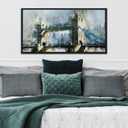 Pixy Canvas Floater Frame 12x24 for 3/4 (0.75) inch Deep Canvas Paintings/Canvas Prints/Wood Canvas Panels/Wall Art/Wall Decor/Home Decor/Artwork (Black, 12 x 24 inch, Landscape)