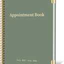 Appointment Planner 2025-2026 Hourly Organizer from 7am - 10 pm, Weekly & Monthly Hourly Schedule Planner from July 2025 - June 2026, 9" x 11"-Green