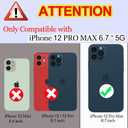 2 x Marble Design Case Compatible with iPhone 12 Pro Max for Women Girls , with Unique Full Camera Lens Protection Slim Matte Case Shockproof Soft Flexible Protective Cover for 12 Pro Max 6.7 inch 5G