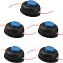 5 Pack 128LD Trimmer Head for Husquvarna T25 String Weed Eater 122L 125C 125L 128L 128R 128RJ 223R 223L 322L 322C 323C 325C 325CX Jonsered Brushcutter BC2128, WeedEater Parts Replace 966674401