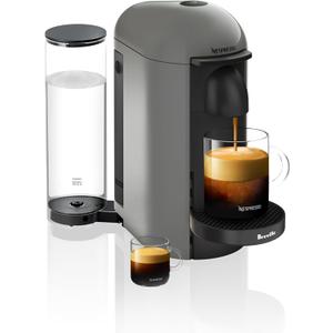Nespresso Vertuo Plus Coffee and Espresso Maker by Breville, Grey