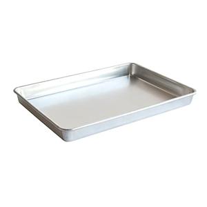 Nordic Ware Extra Large High-Sided Baking Pan, 21.1 x 15 x 2 inches, XL Big baking pan Natural Uncoated Aluminum, Reinforced Steel Rim Prevents Warping, Big Batch